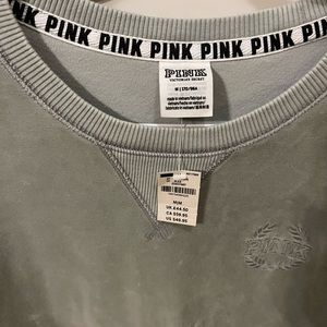 PINK Victoria’s Secret velour sweatshirt, size Medium
